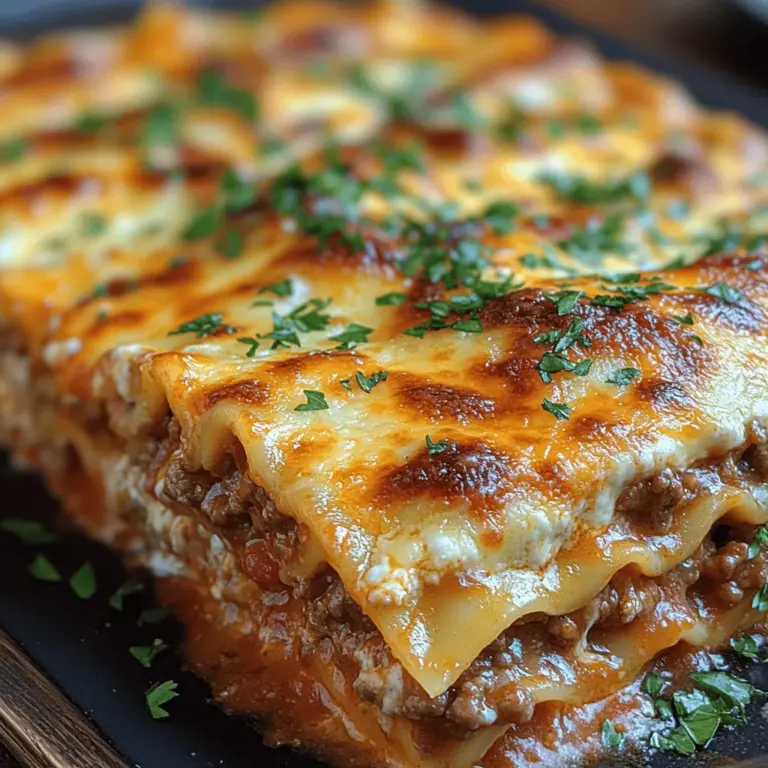 In the realm of comfort food, few dishes evoke the same warmth and satisfaction as lasagna and cheeseburgers. Both have earned their rightful places at tables across the globe, celebrated for their rich flavors and hearty textures. But what if we told you that you could enjoy the best of both worlds in one delicious dish? Enter the Parmesan Garlic Bacon Cheeseburger Lasagna—a culinary marvel that marries the classic allure of lasagna with the mouthwatering appeal of a cheeseburger.