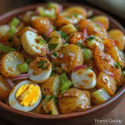 Sweet & Tangy Honey Mustard Potato Salad