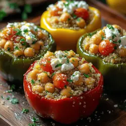 Mediterranean cuisine is renowned for its rich tapestry of flavors, colors, and health benefits, creating an appealing option for culinary enthusiasts and health-conscious eaters alike. Among the vibrant dishes that reflect this culinary tradition, Colorful Mediterranean Stuffed Bell Peppers stand out as a delightful choice that not only satisfies the palate but also presents a feast for the eyes. This dish is a perfect representation of the Mediterranean diet, which emphasizes fresh vegetables, wholesome grains, and fragrant herbs, all of which contribute to its nutritional value and taste.