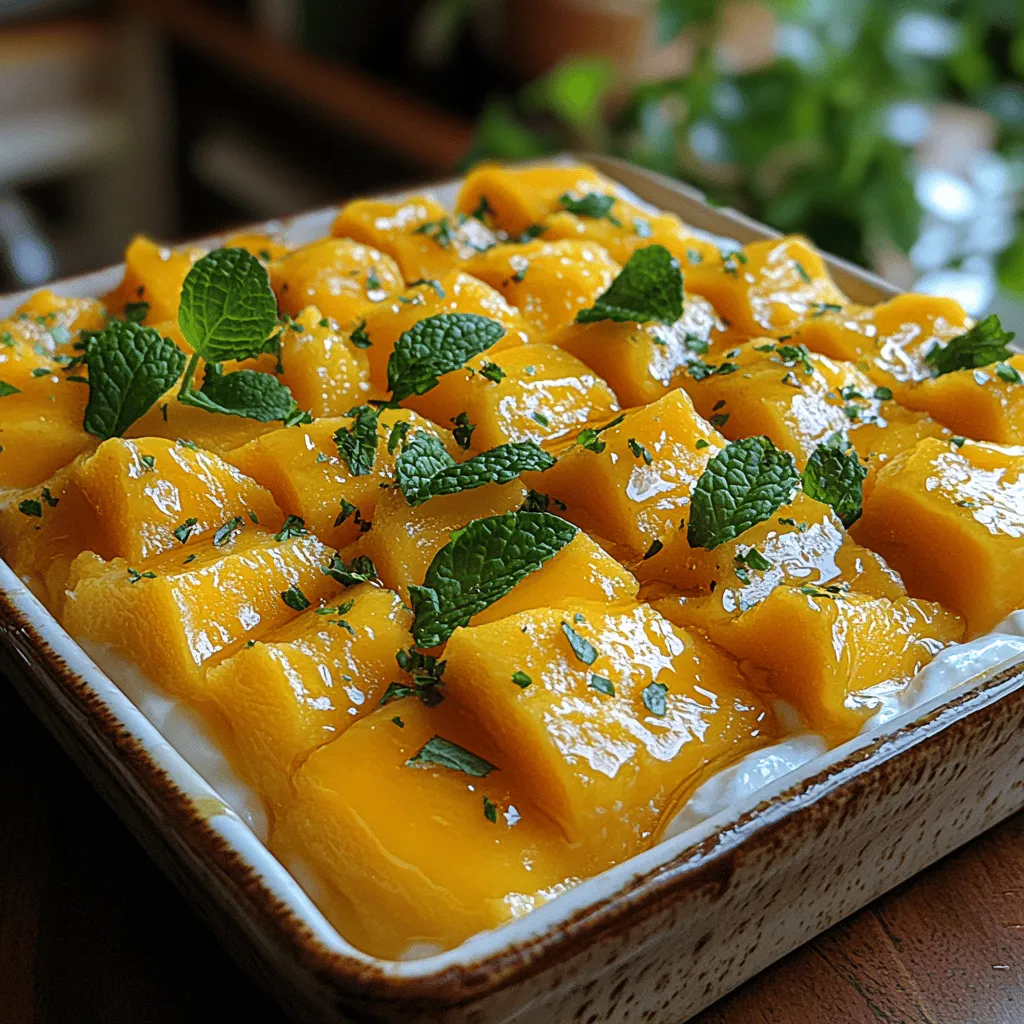 Creating the perfect Tropical Bliss Mango Yogurt Bars starts with understanding the role of each ingredient. Each component contributes not only to the flavor but also to the overall health benefits of the dessert.