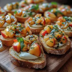 As the summer sun casts its warm glow, it's the perfect time to indulge in fresh, seasonal ingredients that embody the essence of the season. One of the most delightful ways to celebrate summer's bounty is through a vibrant and flavorful Sweet Summer Peach Bruschetta. This recipe not only highlights the juicy sweetness of ripe peaches but also elevates the classic Italian appetizer experience to new heights. Whether you’re hosting a backyard barbecue, a picnic at the park, or simply enjoying a leisurely evening at home, this bruschetta is sure to impress your guests and tantalize your taste buds.