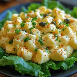 To create the perfect Herby Egg Salad, it’s essential to understand the core components of the recipe. Each ingredient plays a vital role in contributing flavor, texture, and nutritional value. Let’s take a closer look at what goes into this delightful dish: