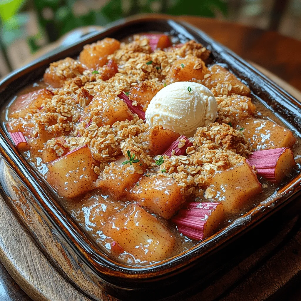 Rhubarb, with its strikingly vibrant stalks and unique tartness, has long been a cherished ingredient in many kitchens. While often overshadowed by its sweeter fruit counterparts, rhubarb stands out for its distinctive flavor profile that pairs beautifully with a variety of sweet toppings. As the spring season approaches, the arrival of fresh rhubarb signals a delightful opportunity for home bakers to create comforting desserts that evoke nostalgia and warmth. The Tart & Sweet Rhubarb Crisp Delight is one such recipe that encapsulates the essence of seasonal baking, delivering a satisfying balance of flavors that will leave your taste buds dancing.