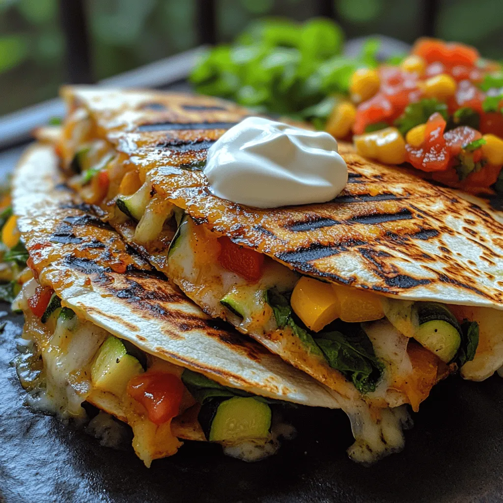 In the world of quick and satisfying meals, the grilled veggie quesadilla stands out as a vibrant and health-conscious choice that appeals to both vegetarians and those looking to incorporate more nutritious options into their diets. This dish combines the comforting allure of melted cheese with a colorful medley of fresh vegetables, providing a delightful balance of flavors and textures. Whether you're preparing a wholesome family dinner, whipping up a speedy lunch, or hosting friends for a casual gathering, grilled veggie quesadillas are versatile enough to shine on any occasion.