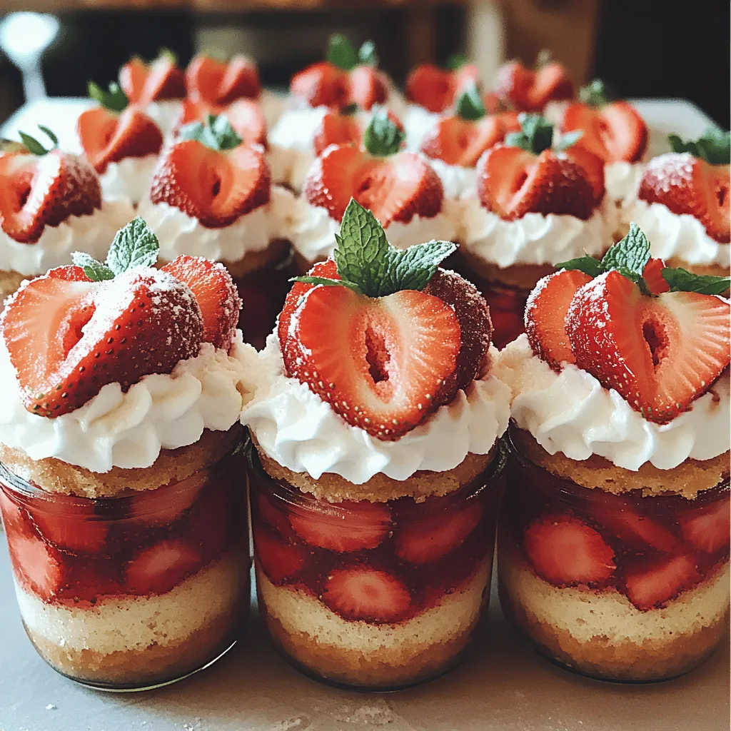 To create a memorable dessert, the quality of your ingredients is paramount. Each component plays a critical role in achieving the perfect balance of flavor and texture. Let's dive into the essential ingredients for our Mini Strawberry Shortcake Jars and understand why freshness matters.