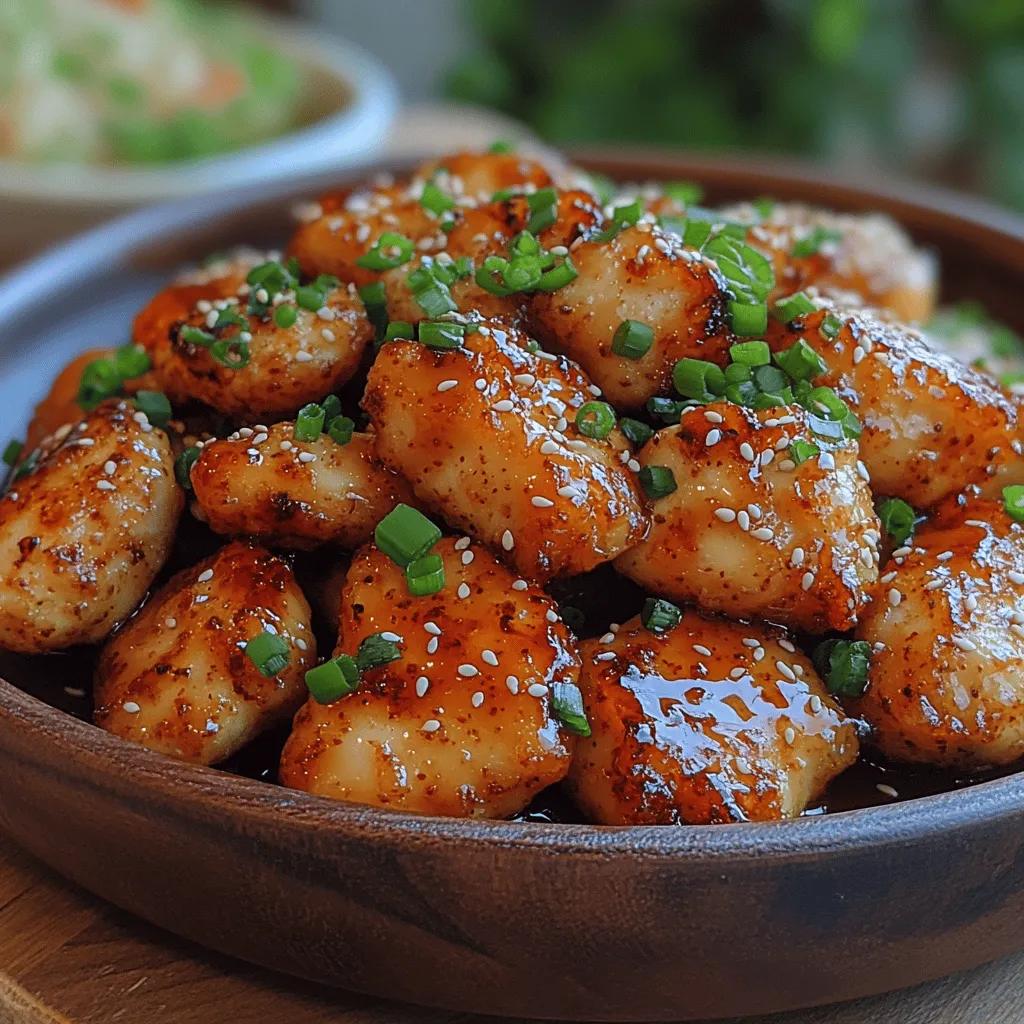 If you're on the lookout for a dish that satisfies every palate, look no further than Sweet & Savory Honey Garlic Chicken Bites. This delightful recipe perfectly marries the sweet notes of honey with the umami richness of soy sauce, creating a flavor profile that is both tantalizing and comforting. Perfect for gatherings or a quick family dinner, these chicken bites can be served as an appetizer, snack, or even as the star of the main course.