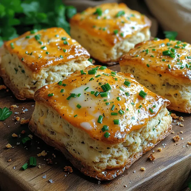 Scones are a beloved baked good that have captured the hearts of many around the world. Originating in British cuisine, these delightful treats have evolved into a versatile option for any meal of the day. While often associated with sweet flavors, scones can be equally delicious and satisfying in their savory form. One standout recipe that exemplifies the savory scone is the Savory Herb Cheddar Scone. With its rich cheese flavor and aromatic herbs, this recipe provides a perfect complement to soups and salads or serves as a delectable snack on its own.