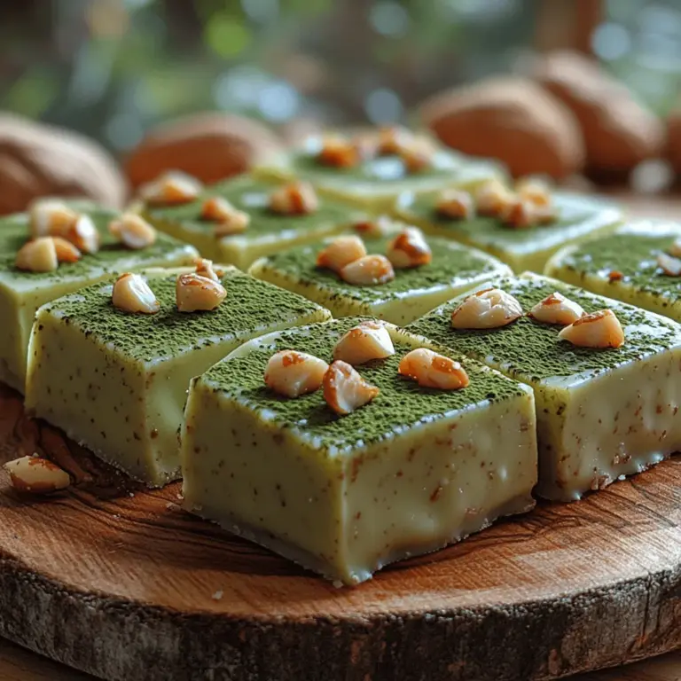 Indulging in a sweet treat can often be a delightful escape from the everyday hustle and bustle. One such treat that perfectly encapsulates both elegance and simplicity is the Silky Matcha White Chocolate Fudge. This recipe harmoniously blends the rich creaminess of white chocolate with the earthy, slightly bitter notes of matcha green tea, creating a unique taste experience that is both decadent and refreshing. Whether you’re hosting a sophisticated afternoon tea, celebrating a special occasion, or simply treating yourself to something sweet, this fudge is sure to impress.