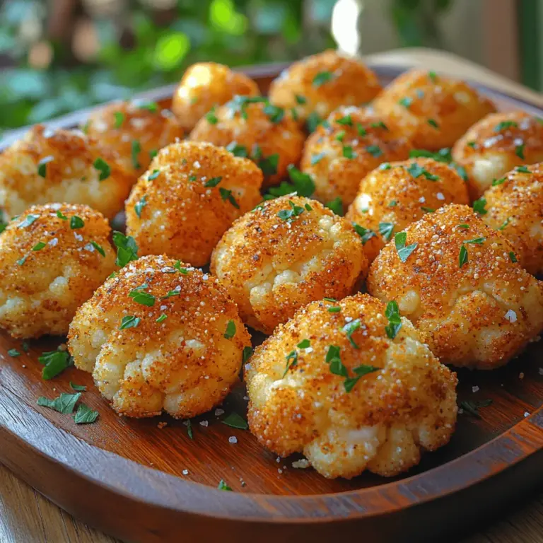 In recent years, air frying has surged in popularity as a healthier alternative to traditional frying methods. This innovative cooking technique allows you to enjoy crispy, golden-brown foods with significantly less oil, making it a favorite among health-conscious eaters and culinary enthusiasts alike. One dish that truly shines when prepared in an air fryer is crispy cauliflower bites. These crunchy morsels are not only satisfying but also cater to a myriad of dietary preferences, from vegan to gluten-free.