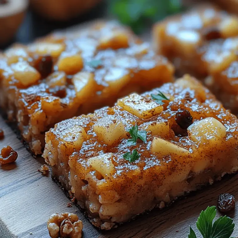 When it comes to finding the perfect balance between healthy eating and satisfying your sweet tooth, the Sweet Apple Oatmeal Squares stand out as an ideal solution. This delicious recipe combines the wholesome goodness of oats with the natural sweetness of apples, creating a treat that is not only delightful but also nourishing. Whether you need a quick breakfast option, a midday snack, or a wholesome dessert, these oatmeal squares are a versatile addition to your culinary repertoire.