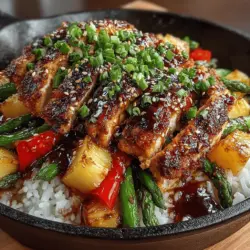 Tropical Teriyaki Chicken & Pineapple Paradise: A Flavorful Journey