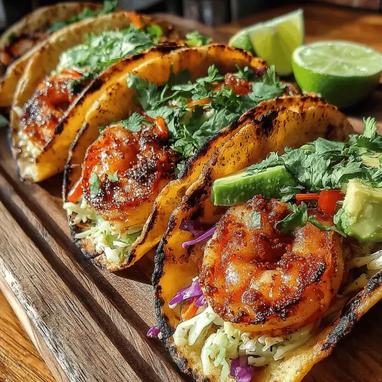 Shrimp tacos have long been celebrated as a quintessential dish in coastal cuisine, capturing the essence of sun-kissed beaches and vibrant flavors. Whether enjoyed at a seaside shack or crafted in the comfort of your own kitchen, these tacos offer a delightful combination of fresh ingredients and bold tastes. Zesty grilled shrimp tacos, in particular, stand out for their vibrant flavor profile, which is both refreshing and satisfying. With a unique marinade that enhances the shrimp's natural sweetness, these tacos are not only delicious but also a healthy choice that can elevate any meal.
