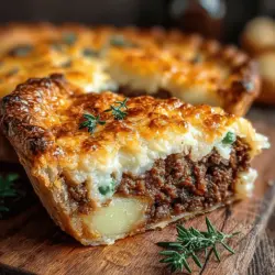 Hearty Ground Beef & Potato Pie Recipe