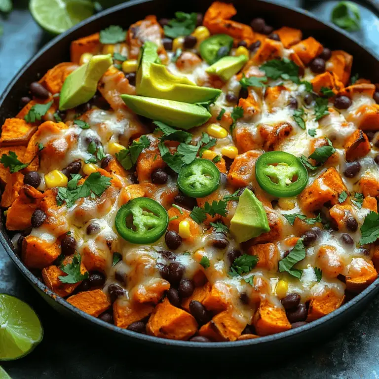 In the realm of comfort food, few dishes hold a candle to nachos. The crunchy chips, gooey cheese, and a medley of toppings create a symphony of flavors that is hard to resist. However, if you're looking to elevate your nacho game while keeping health in mind, the Sweet Potato Nacho Skillet is a delightful twist on this beloved classic. This dish not only satisfies your cravings for indulgent food but also infuses your meal with a wealth of nutrition.