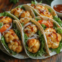 Crunchy BBQ Cauliflower Wraps Recipe