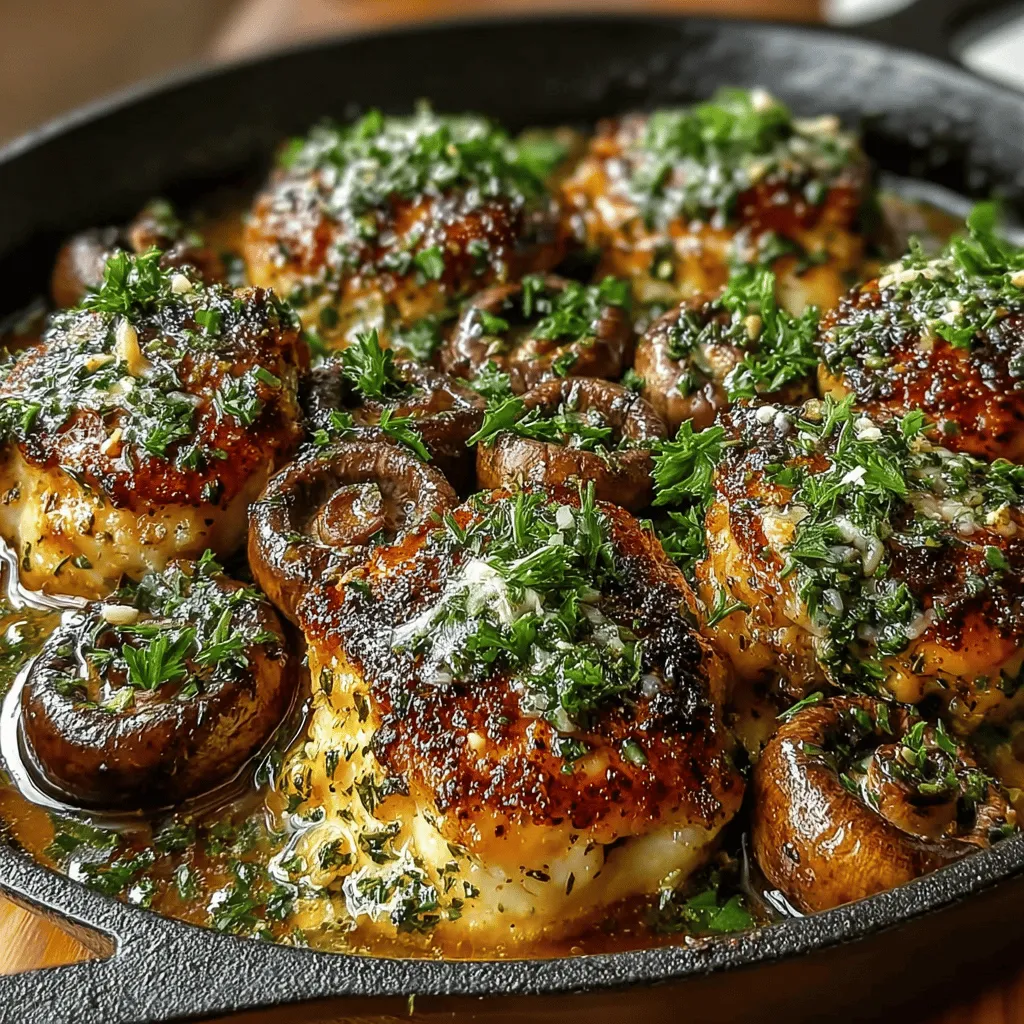 When it comes to weeknight dinners, simplicity and flavor are often at the forefront of our priorities. Enter the Garlic Butter Chicken & Mushroom Skillet, a dish that perfectly embodies these qualities. With its rich, savory notes and the tender juiciness of chicken, this recipe is a go-to favorite for busy families and culinary enthusiasts alike. Not only does it come together in a matter of minutes, but it also delivers a delightful explosion of flavor that is sure to satisfy even the pickiest of eaters.