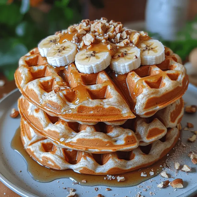If you're searching for a delightful way to kickstart your mornings, look no further than fluffy peanut butter protein waffles. This dish is not just a breakfast staple; it embodies a perfect balance of taste, nutrition, and indulgence. These waffles are an excellent source of protein, making them an ideal choice for athletes, fitness enthusiasts, or anyone looking to maintain a healthy diet while satisfying their sweet tooth.