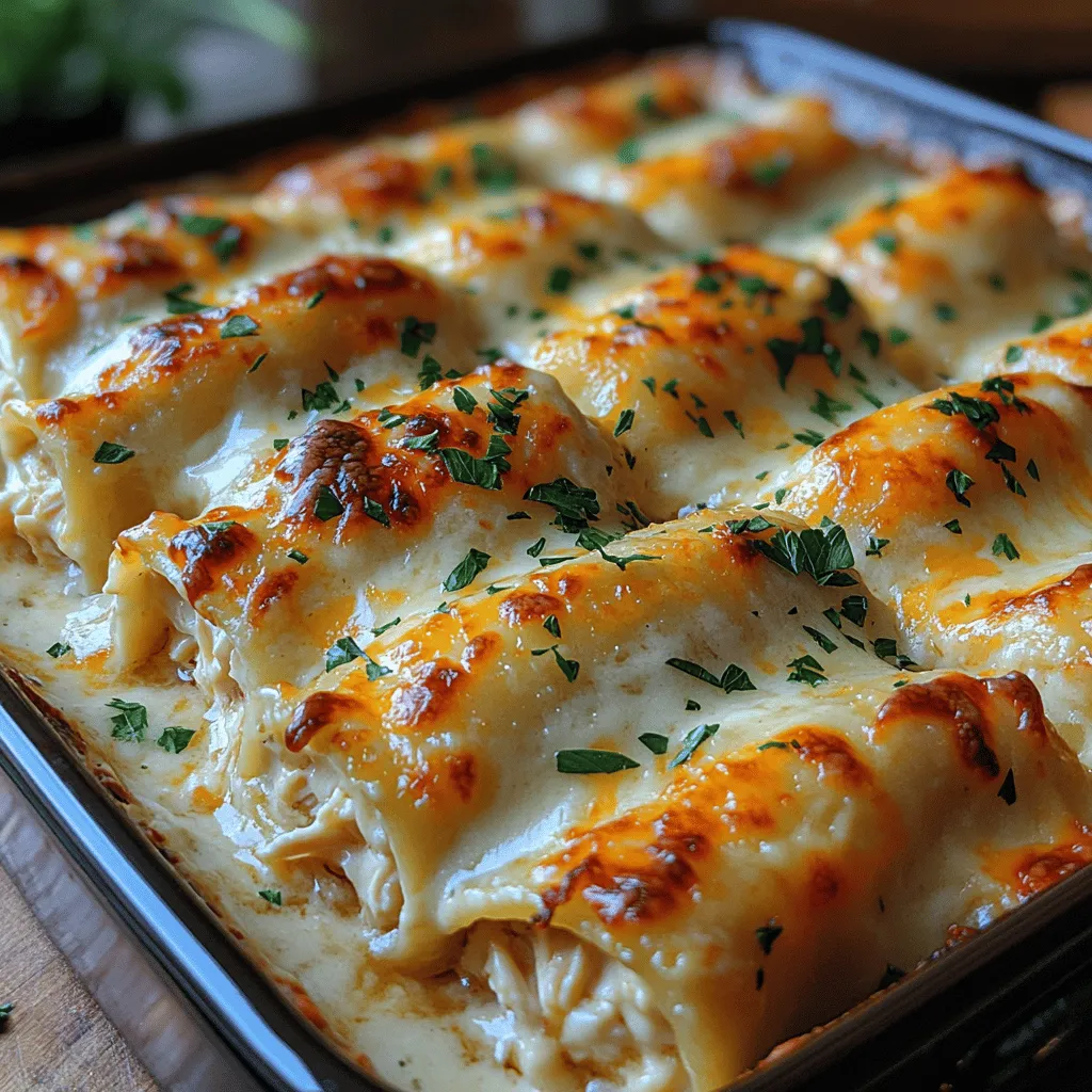 Lasagna is a beloved dish that has won hearts around the world with its layered goodness, rich flavors, and comforting nature. However, if you're looking to invigorate your dinner table with a new twist, Creamy Chicken Alfredo Lasagna Rolls are the perfect solution. This innovative recipe combines the classic elements of lasagna with a creamy Alfredo sauce, tender chicken, and a medley of cheeses, all wrapped in delicate lasagna noodles. The result is a dish that offers a delightful presentation, a comforting texture, and a savory flavor profile that will leave everyone asking for seconds.