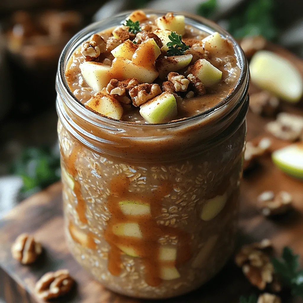 In today's fast-paced world, finding a breakfast that is both nutritious and convenient can often feel like a challenge. Enter overnight oats—a simple yet satisfying solution that has gained immense popularity among health enthusiasts and busy individuals alike. Overnight oats are not only easy to prepare but also customizable to suit a variety of tastes and dietary preferences. Among the myriad of flavors, Sweet Apple Pie Overnight Oats stands out, merging the comforting essence of a classic dessert with wholesome ingredients that nourish the body.