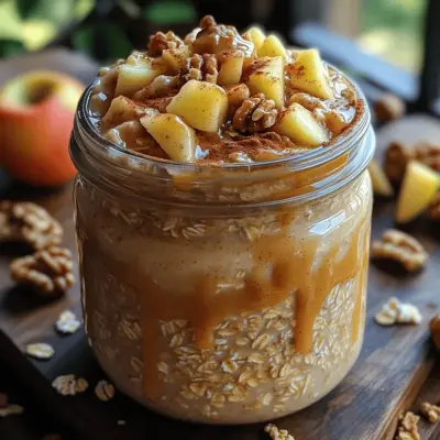 Sweet Apple Pie Overnight Oats: A Delicious Morning Delight