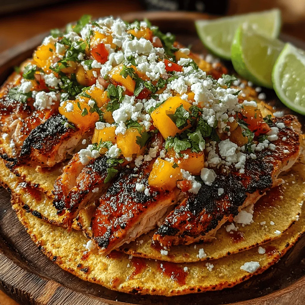 When it comes to delicious tacos, the combination of sweet and spicy elements can create an unforgettable dining experience. One such dish that perfectly encapsulates this balance is the Sweet & Spicy Peach Salsa Grilled Chicken Tacos. This recipe marries tender grilled chicken with a vibrant peach salsa, resulting in a dish that is not only bursting with flavor but also visually appealing. The allure of this recipe lies in its ability to bring together contrasting tastes and textures, making it the ideal choice for summer gatherings, casual weeknight dinners, or even a festive celebration.