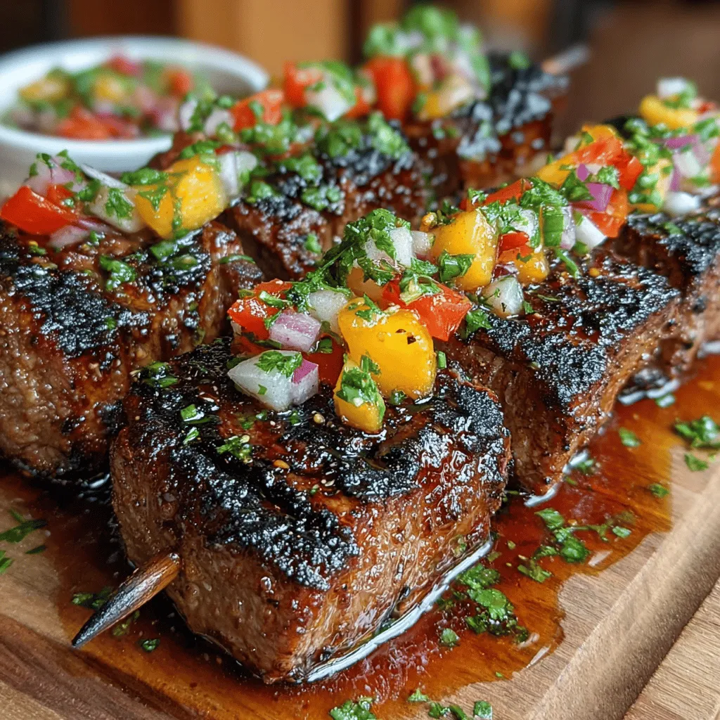 As the weather warms and the sun shines longer, outdoor cooking becomes an enticing prospect for many home chefs. One dish that perfectly embodies the spirit of summer gatherings is grilled beef skewers paired with a refreshing sweet peach salsa. The combination of tender, juicy beef and vibrant, sweet fruit creates a delightful balance of flavors that is sure to impress your guests or family during those warm evenings.