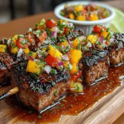 As the weather warms and the sun shines longer, outdoor cooking becomes an enticing prospect for many home chefs. One dish that perfectly embodies the spirit of summer gatherings is grilled beef skewers paired with a refreshing sweet peach salsa. The combination of tender, juicy beef and vibrant, sweet fruit creates a delightful balance of flavors that is sure to impress your guests or family during those warm evenings.