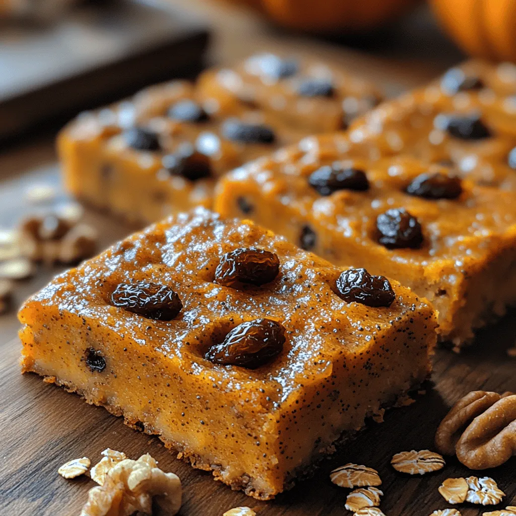 Wholesome Pumpkin Spice Oatmeal Bars: A Delightful Treat