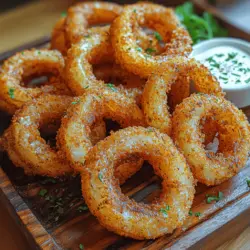 Onion rings have long been a beloved staple in the world of appetizers and snacks, captivating taste buds with their satisfying crunch and savory flavor. Whether served as a side dish at a barbecue, a topping for burgers, or simply enjoyed on their own, these golden rings of joy hold a special place in the hearts (and stomachs) of many. But as health-conscious eating trends rise, traditional deep-frying methods have come under scrutiny, leading home cooks to seek out lighter, heart-healthier alternatives. Enter air frying, a revolutionary cooking method that promises to deliver the same crispy satisfaction we crave, without the excess oil.