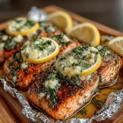 Buttery Garlic Herb Salmon Packets: A Gourmet Delight