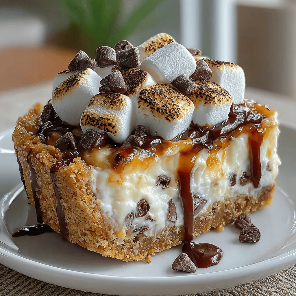 The delightful combination of chocolate chips and mini marshmallows is fundamental to achieving the authentic s'mores flavor profile in this no-bake pie. Chocolate chips offer a rich, melty texture that blends perfectly with the creamy filling, while mini marshmallows add a sweet, chewy bite that mirrors the classic campfire treat. Together, they create a harmonious balance of flavors and textures that will transport you back to summer nights around the fire.