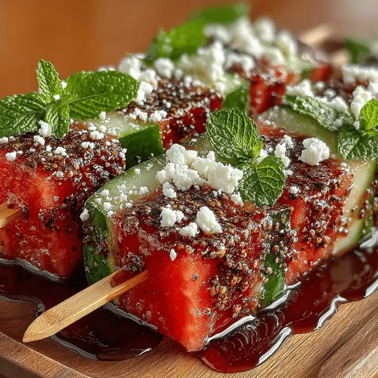Watermelon has long been a staple of summer cuisine, celebrated for its hydrating properties and sweet, succulent taste. As temperatures soar, this juicy fruit provides a refreshing reprieve, making it a favorite among both kids and adults alike. The popularity of watermelon in summer dishes is undeniable, and its vibrant red color adds a cheerful touch to any platter.