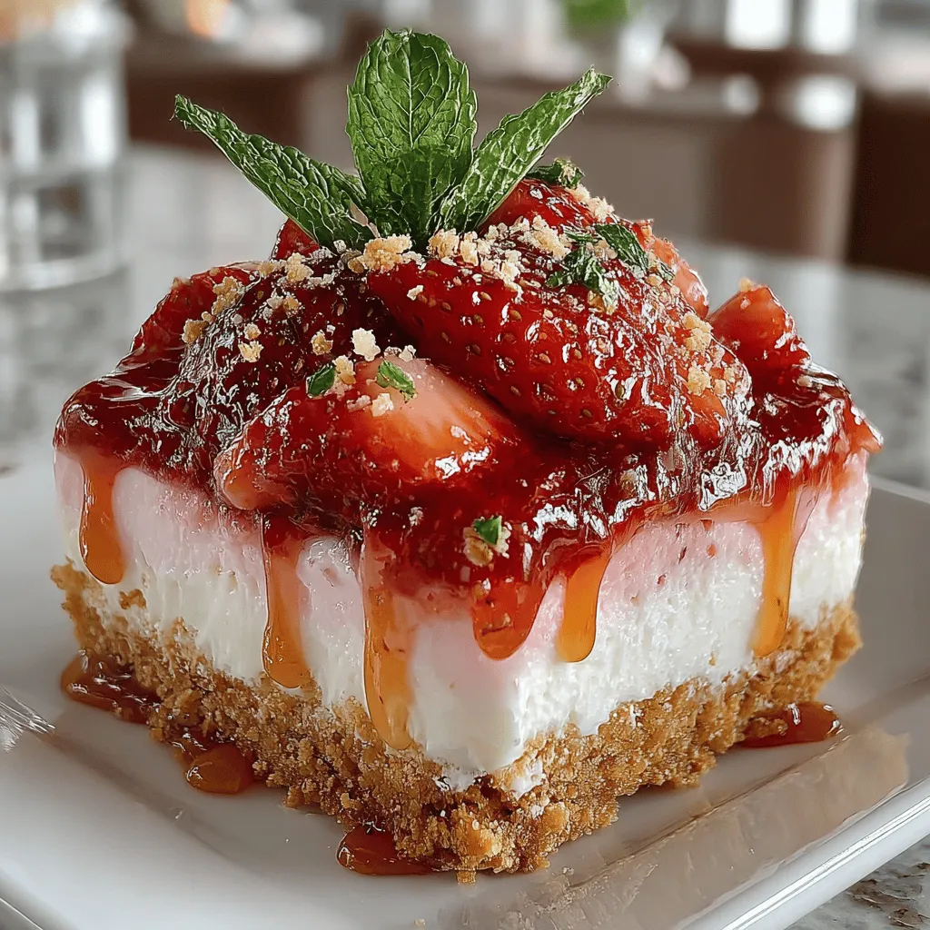 As the warm months approach, dessert enthusiasts everywhere begin to crave refreshing, light treats. Enter the no-bake cheesecake—an indulgent yet simple dessert that delivers all the creaminess of traditional cheesecake without the need for an oven. This delightful Strawberry Delight No-Bake Cheesecake Bars recipe is a perfect representation of the genre, combining the lusciousness of creamy cheesecake with the sweetness of fresh strawberries. Whether you are hosting a summer gathering or simply looking for a sweet treat to enjoy on a sunny afternoon, these bars are sure to impress.