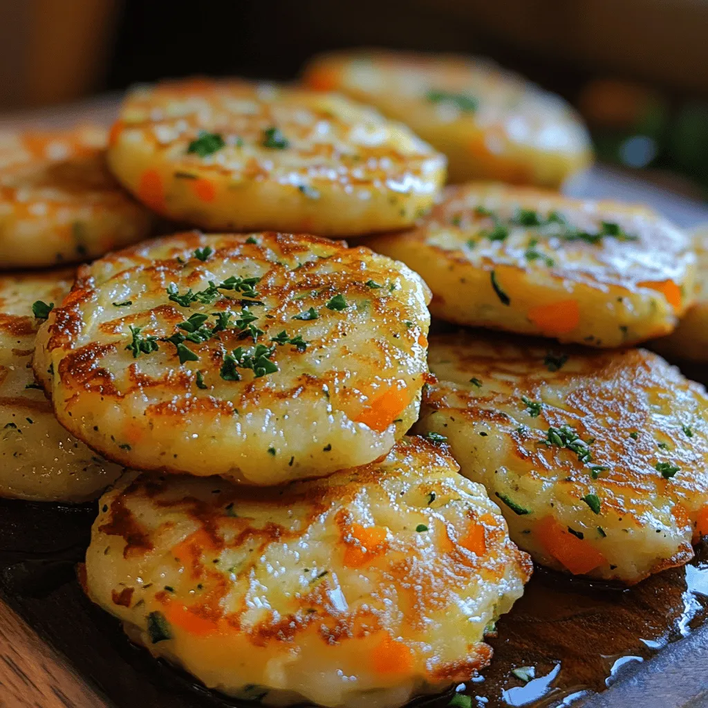 If you're in search of a delightful recipe that brings together flavor, texture, and nutrition, look no further than Zesty Parmesan Crusted Veggie Fritters. These charming little rounds are not only a feast for the taste buds but also a wholesome option for vegetarians and health-conscious eaters alike. Packed with vibrant vegetables and aromatic herbs, these fritters make for a versatile dish that can be enjoyed in various settings—whether as a satisfying family meal, an enticing appetizer for guests, or a quick snack for those busy afternoons.