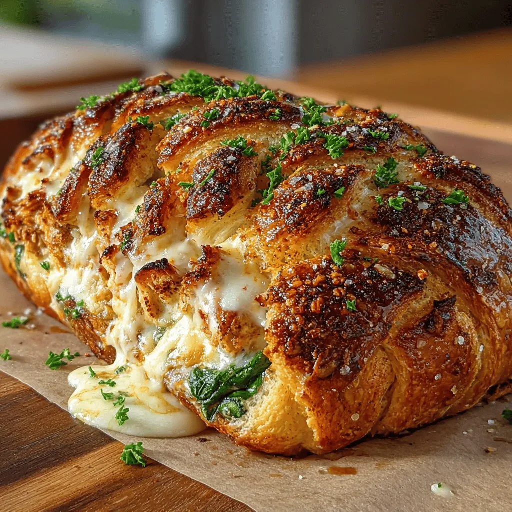 If you’re searching for a dish that perfectly balances comfort, flavor, and ease of preparation, look no further than the Baked Chicken Alfredo Crescent Braid. This delightful recipe combines the rich, creamy goodness of Alfredo sauce with tender chicken and a flaky crescent roll crust, making it an ideal choice for family dinners, gatherings, or even a cozy night in. Its enticing aroma and golden-brown exterior are sure to captivate your guests, while its savory filling promises a satisfying experience for every palate.