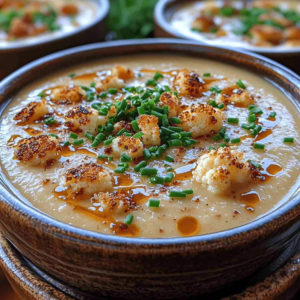 In the realm of nourishing and delightful culinary creations, creamy roasted cauliflower soup stands out as a beloved choice among health-conscious individuals and comfort food enthusiasts alike. As the spotlight shines on cauliflower, a vegetable once relegated to the sidelines, its versatility has captured the imagination of home cooks and chefs around the world. This unassuming cruciferous vegetable is not only celebrated for its adaptability in various dishes, but it also boasts an impressive nutritional profile, making it a prime candidate for those seeking a wholesome meal.