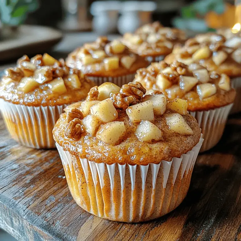 Muffins have long been hailed as a convenient and satisfying snack choice, perfect for on-the-go breakfasts or afternoon pick-me-ups. Their versatility allows for a wide array of flavors and ingredients, making them a favorite among both children and adults. However, many traditional muffin recipes are laden with refined sugars and white flour, which can detract from their health benefits. Today, we’re excited to introduce a delicious alternative: Healthy Apple Cinnamon Muffins.