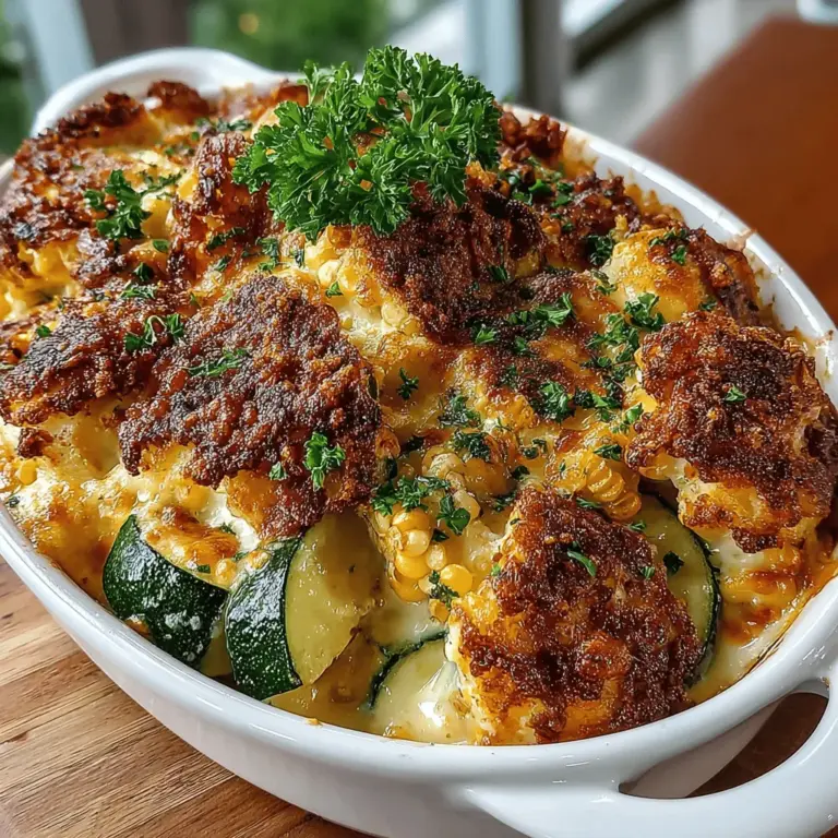 Casseroles have long held a cherished place in the hearts of home cooks and families alike, celebrated for their comforting nature and ability to bring everyone to the table. These hearty dishes are often associated with warmth and togetherness, making them a popular choice for gatherings, potlucks, and weeknight dinners. One delightful variation that has gained attention in recent years is the Creamy Zucchini & Sweet Corn Casserole. This dish is not only a treat for the taste buds but also a symphony of nutrition, featuring zucchini and sweet corn as its star ingredients.