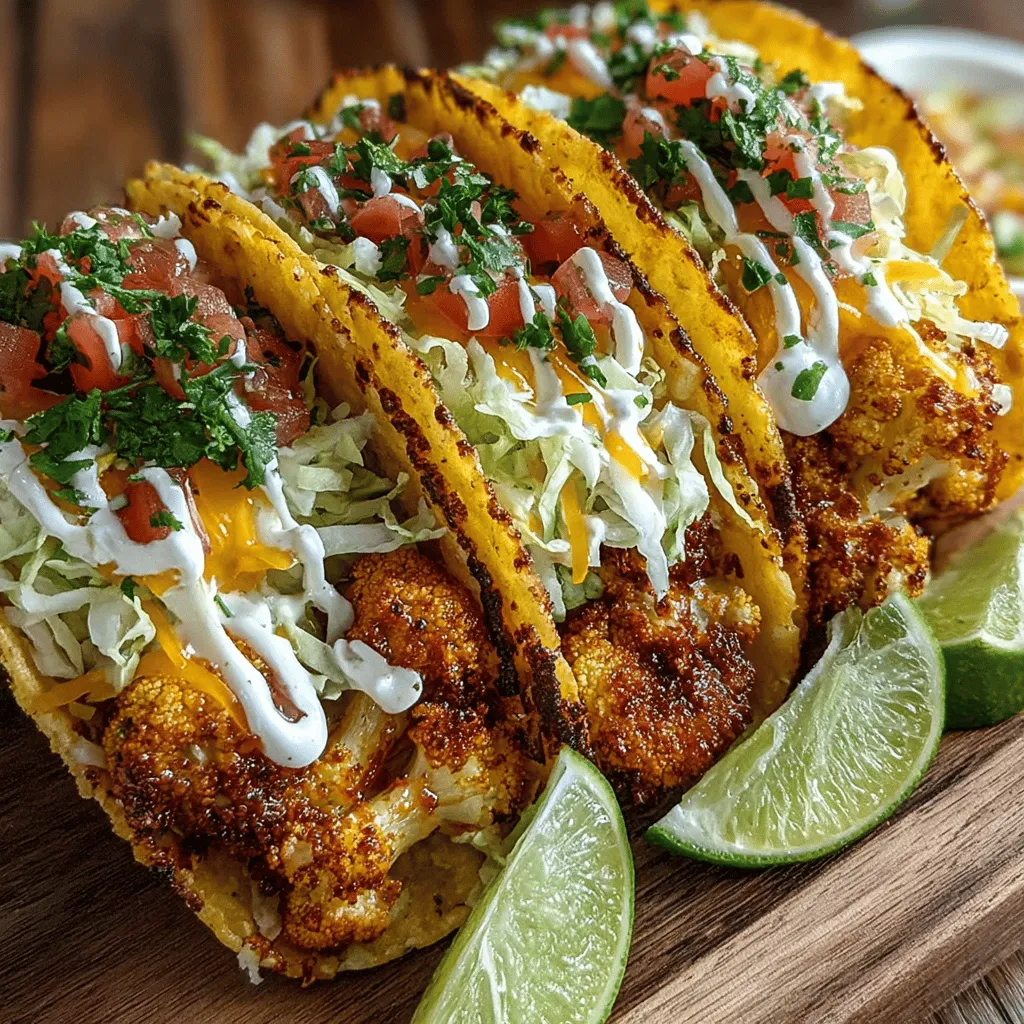 If you’re searching for a meal that perfectly balances spice and comfort, look no further than Crispy Buffalo Ranch Cauliflower Tacos. This innovative dish marries the fiery kick of buffalo sauce with the soothing creaminess of ranch dressing, all wrapped in soft tortillas brimming with vibrant, fresh veggies. Not only are these tacos a feast for the taste buds, but they also present a wonderful option for those seeking vegetarian or vegan alternatives without sacrificing flavor.