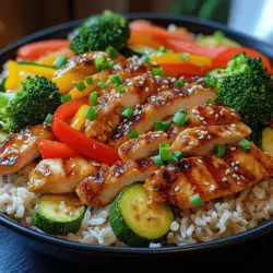 In today’s fast-paced world, preparing a nutritious meal can often feel like a challenge. However, the Colorful Chicken Veggie Stir-Fry stands out as an easy, quick, and vibrant dish that not only delights the taste buds but also packs a punch of health benefits. Loaded with lean protein and an array of colorful vegetables, this stir-fry is perfect for those looking to enjoy a wholesome meal without spending hours in the kitchen.