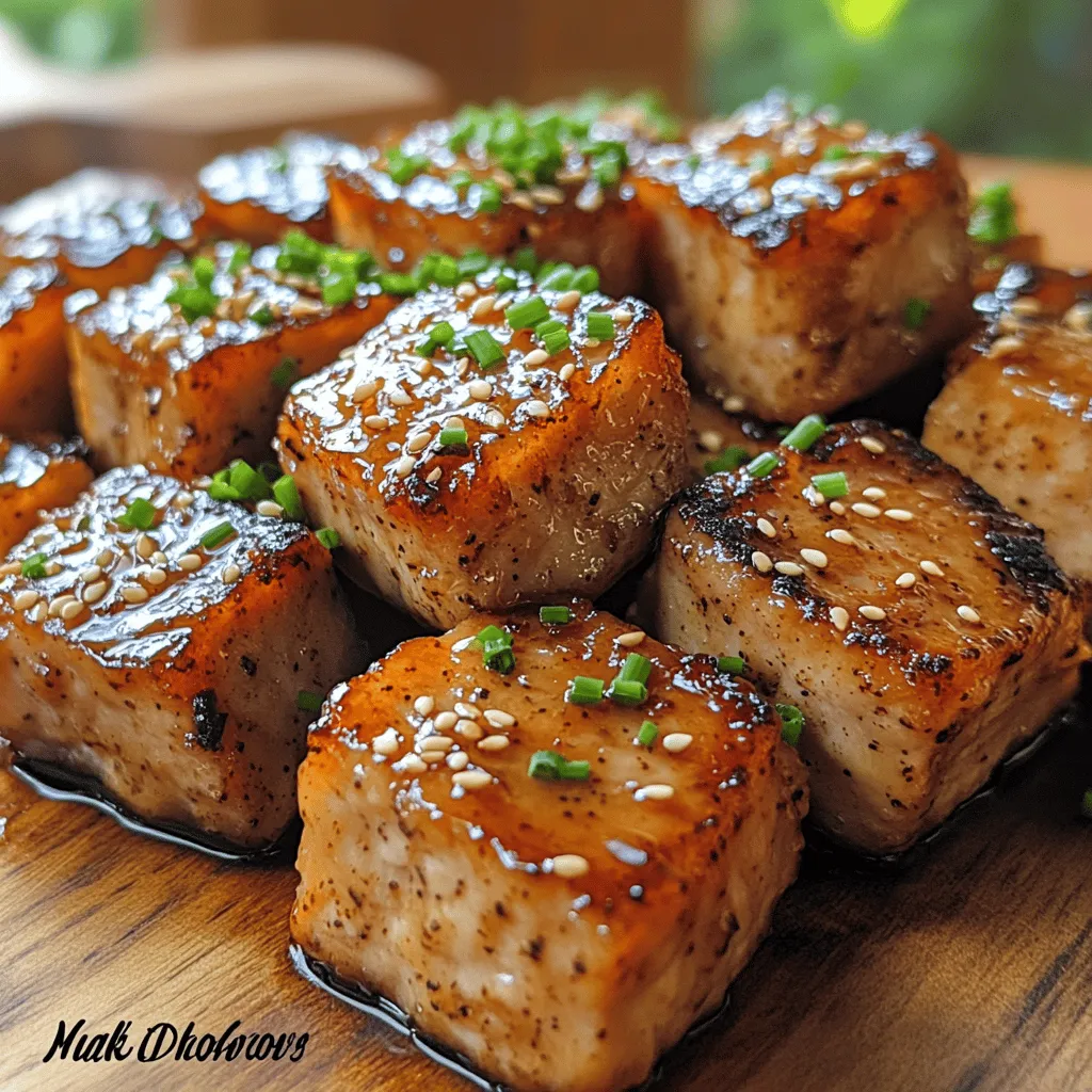 When it comes to culinary experiences that please both the palate and the senses, few dishes can compare to Tender Maple Dijon Pork Bites. This delightful recipe is a harmonious blend of flavors that tantalizes taste buds and brings warmth to any dining occasion. With the sweet notes of pure maple syrup, the tangy bite of Dijon mustard, and the savory richness of pork tenderloin, this dish strikes a perfect balance that makes it an instant favorite among home cooks and food enthusiasts alike.
