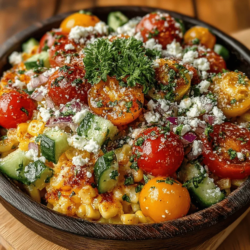 As the days grow warmer and the sun shines brighter, summer unfolds a vibrant tapestry of flavors that invite us to gather around the table. One dish that perfectly captures the essence of this delightful season is the Sweet Summer Bliss Corn & Tomato Salad. This refreshing salad is not only a feast for the eyes with its bold colors and fresh ingredients, but it also tantalizes the taste buds with a symphony of sweet, juicy, and crunchy textures.