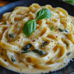 Creamy Garlic Spinach Pasta: A Culinary Delight
