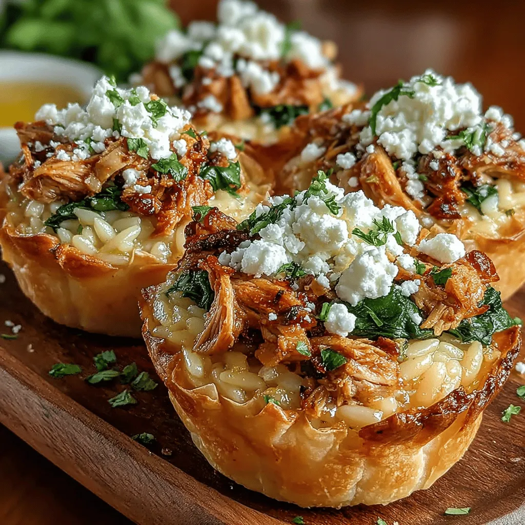 When it comes to creating a crowd-pleasing appetizer or a light meal that delights the senses, Sun-Dried Tomato Chicken Orzo Cups stand out as a top choice. This dish marries the rich, savory flavors of the Mediterranean with the convenience of bite-sized portions, making it an ideal option for gatherings, picnics, or even a cozy family dinner. The blend of textures and tastes in these orzo cups is nothing short of sensational; they are sure to impress both your family and guests.