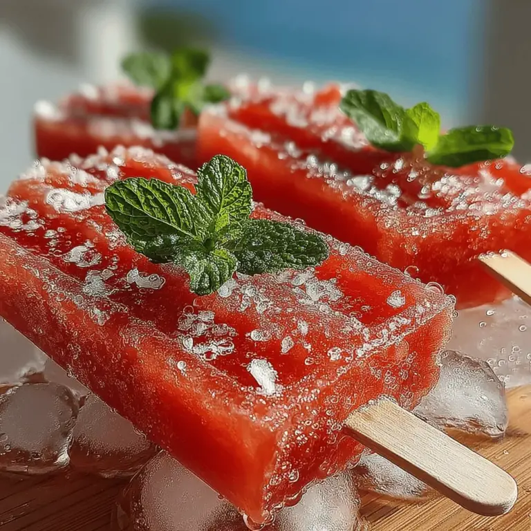 As the temperatures rise and summer days stretch long, the craving for frozen treats becomes almost universal. Whether lounging by the pool, enjoying a backyard barbecue, or simply seeking relief from the heat, popsicles are a go-to indulgence. However, many store-bought options are loaded with sugars, artificial flavors, and preservatives, making them less than ideal for health-conscious individuals. This is where the Watermelon Bliss Pops come into play—a delightful, healthy alternative that promises not only to quench your thirst but also to nourish your body.