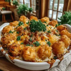 Ranch Chicken Tater Tot Casserole: A Comforting Delight