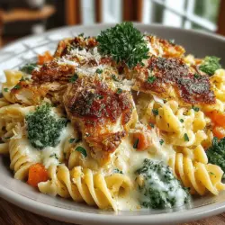 Golden Parmesan Herb Chicken Noodle Casserole: The Ultimate Comfort Dish