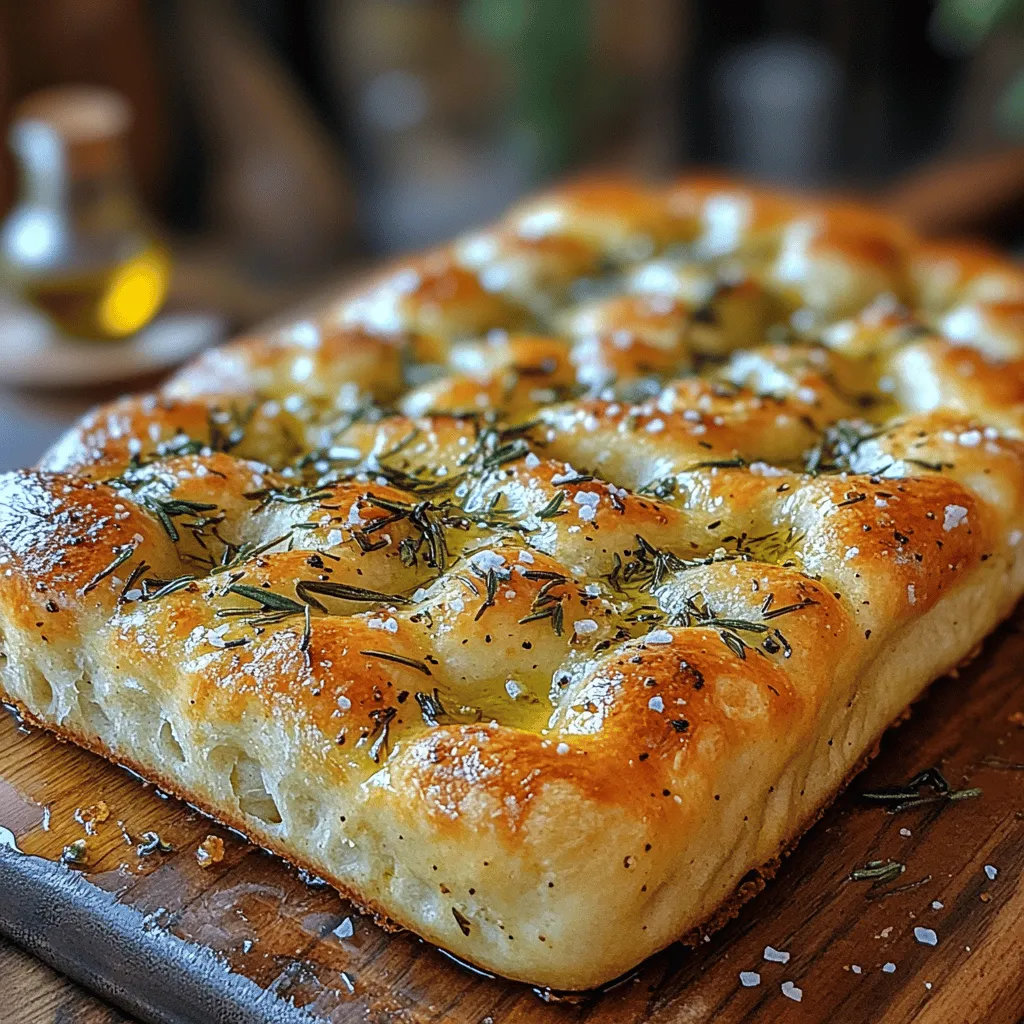 Focaccia, a traditional Italian bread, is a staple that has captured the hearts and palates of many around the world. This savory rosemary garlic focaccia recipe elevates the classic flatbread with aromatic herbs and rich flavors, making it a perfect companion for any meal or an exquisite appetizer on its own. Imagine pulling a warm, golden loaf from the oven, its surface glistening with olive oil and dotted with fresh rosemary sprigs. The inviting aroma of garlic wafts through the air, beckoning everyone to gather around the table.