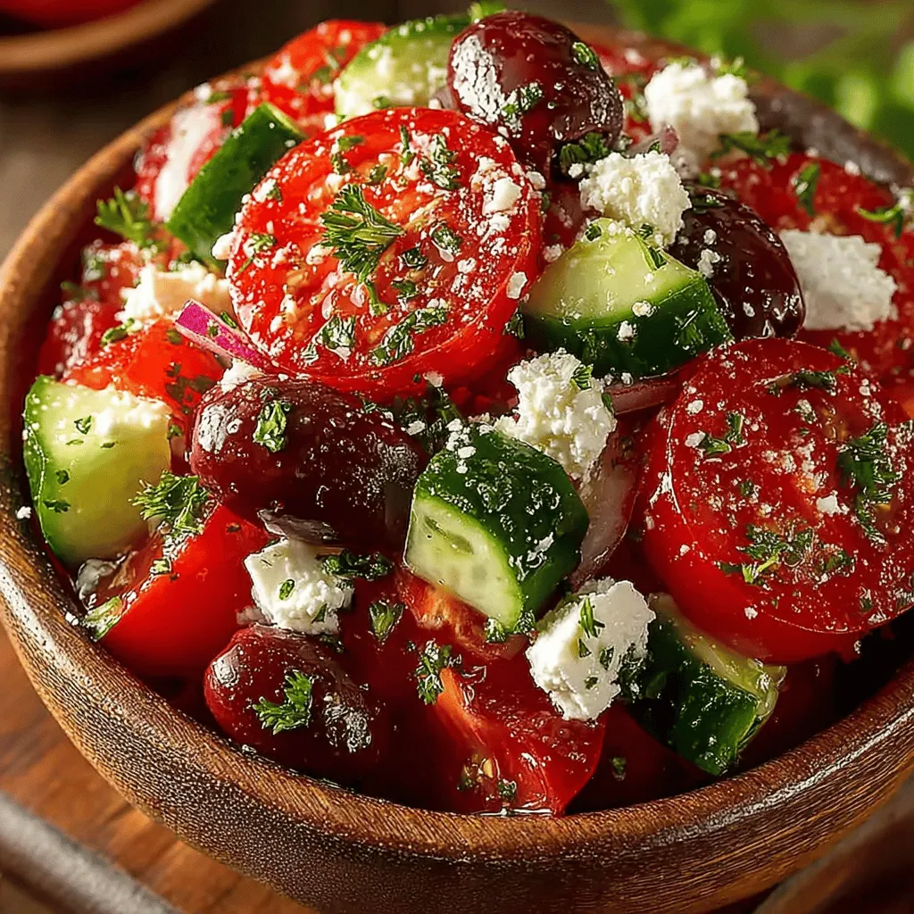 When it comes to creating a delicious Mediterranean Tomato Cucumber Feta Salad, the way you mix the ingredients is crucial. Feta cheese, known for its crumbly texture, can break apart easily. Here are some effective tips to ensure you maintain its integrity while mixing: