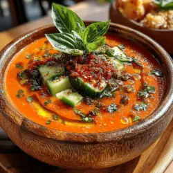 As the sun shines brighter and the temperatures rise, nothing quite satisfies like a bowl of chilled soup, and there’s no better choice than Garden Fresh Chilled Tomato Basil Soup. This vibrant dish brings together the quintessential flavors of summer, showcasing the natural sweetness of ripe tomatoes and the aromatic essence of fresh basil. With its bright red hue and inviting fragrance, this chilled soup is not just a feast for the eyes but also a celebration of seasonal ingredients that are both delicious and nutritious.